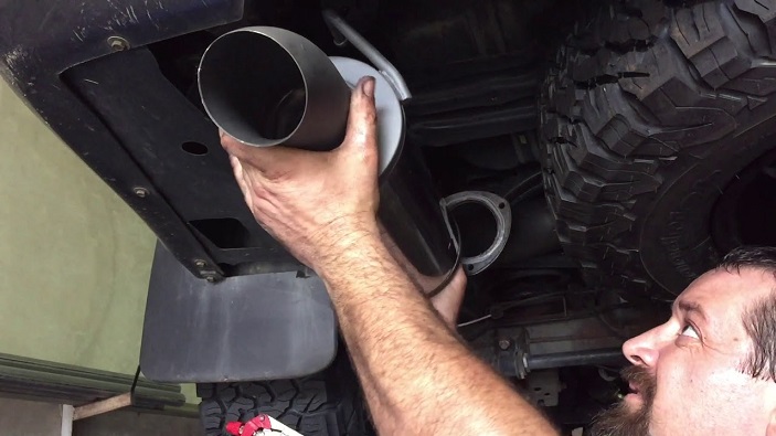 Exhaust on Your Land Cruiser 100