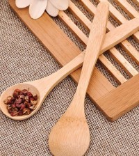 wooden tea spoons