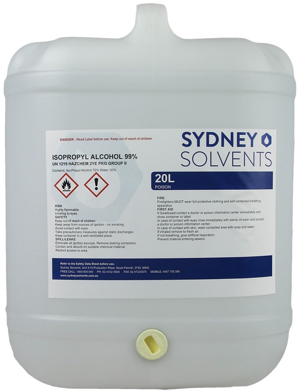 Isopropyl Solvent large bulk containers