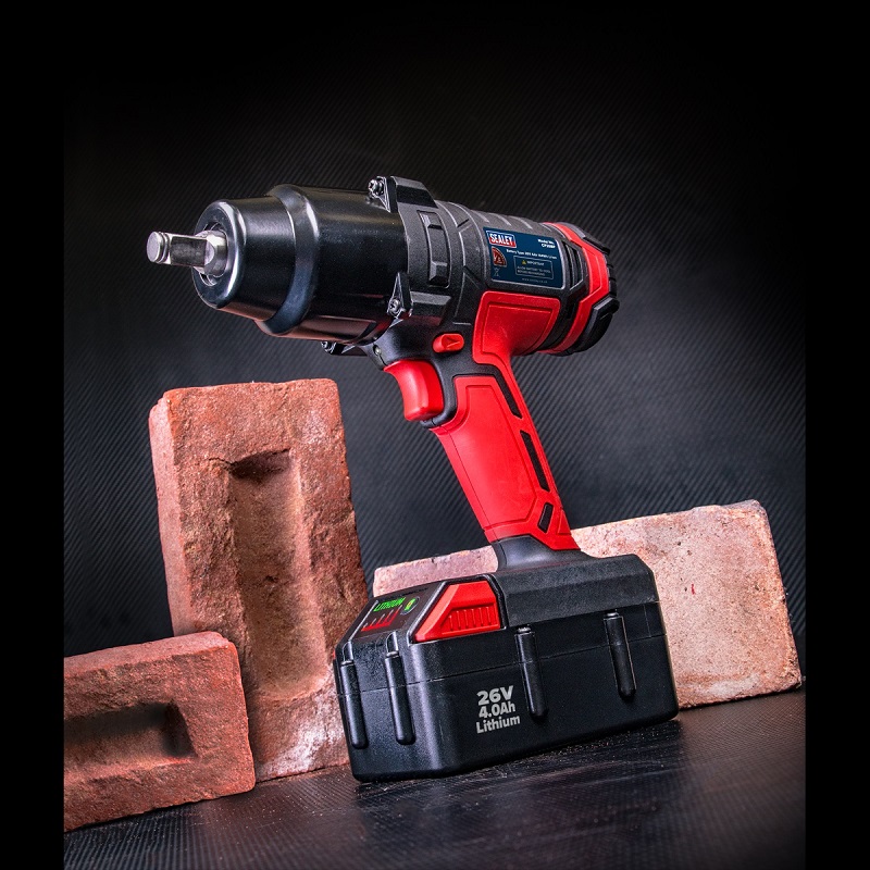 Close up picture of impact wrench