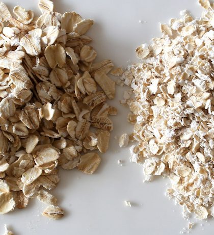 rolled oats and quick oats
