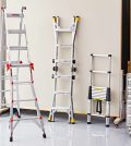 Close-up of 3 step ladders