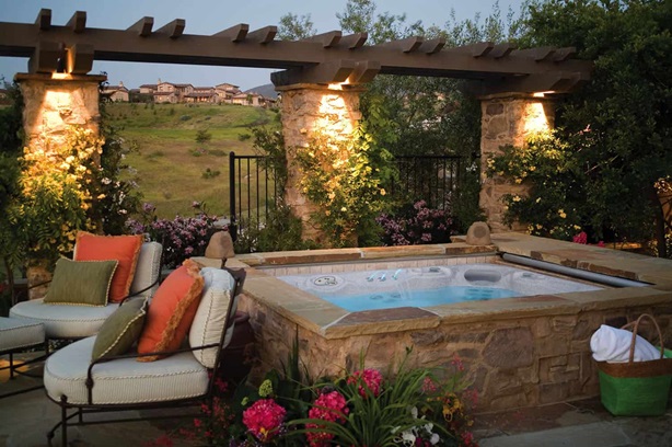 Decorate Your Hot Tub Area